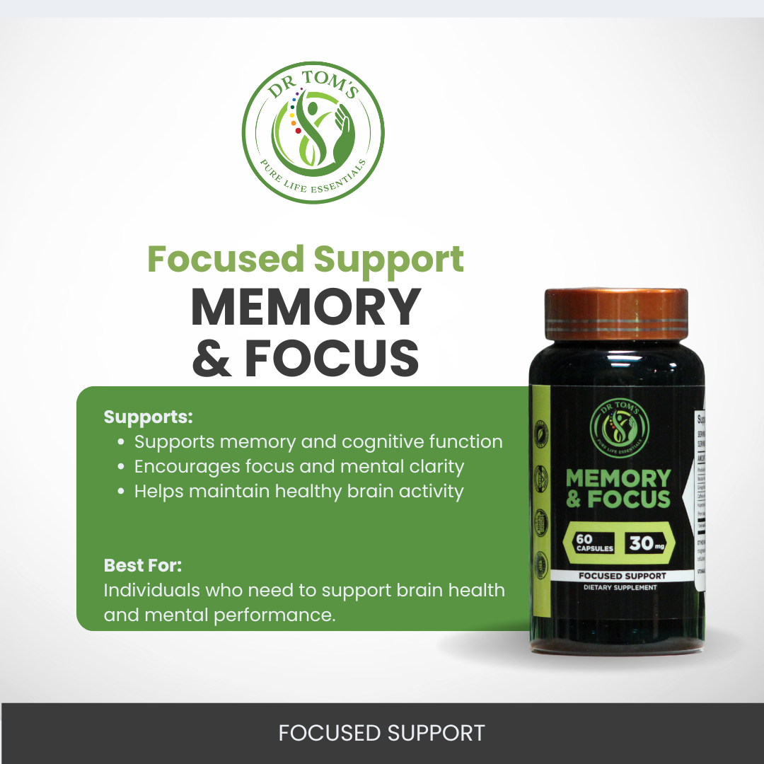Memory Essentials Memory & Focus – Dr. Tom's Pure Life Essentials